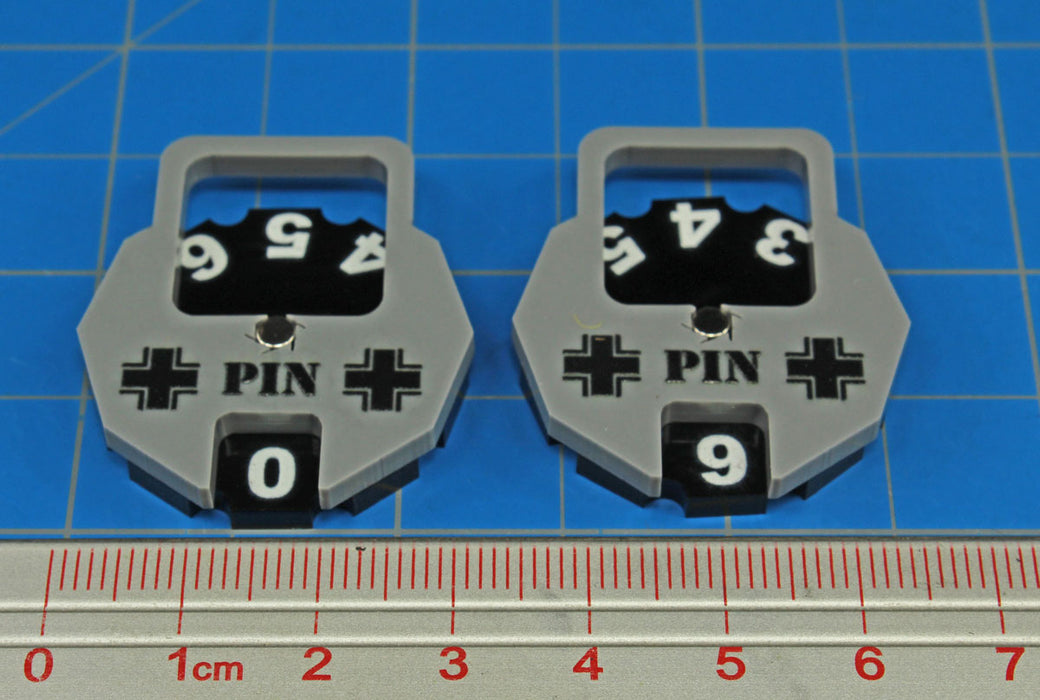 LITKO Premium Printed WWII German Army Pin Dials (2)-Status Dials-LITKO Game Accessories