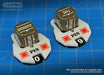 LITKO Premium Printed WWII Japanese Army Pin Dials (2)-Status Dials-LITKO Game Accessories