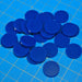 LITKO 18mm Circular Game Tokens, Blue (25)-Tokens-LITKO Game Accessories
