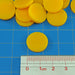 LITKO 18mm Circular Game Tokens, Gold (25)-Tokens-LITKO Game Accessories