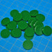 LITKO 18mm Circular Game Tokens, Green (25) - LITKO Game Accessories