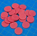 18mm Circular Game Tokens, Pink (25)-Tokens-LITKO Game Accessories