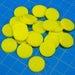 LITKO 18mm Circular Game Tokens, Yellow (25)-Tokens-LITKO Game Accessories