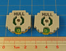 LITKO Space Fighter Hull Dials, Fluorescent Yellow & Grey (2)-Status Dials-LITKO Game Accessories