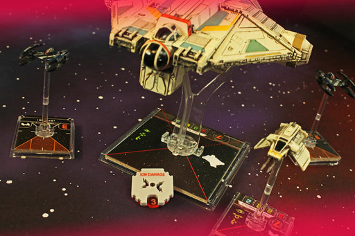 LITKO Ion Damage Dials Compatible with Star Wars: X-Wing 0-9, Fluorescent Pink (2)-Status Dials-LITKO Game Accessories