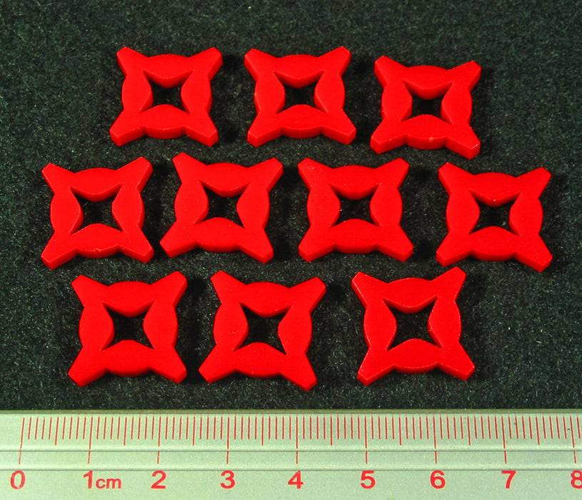 SW: Assault 1 Damage Tokens, Red (10)-Tokens-LITKO Game Accessories