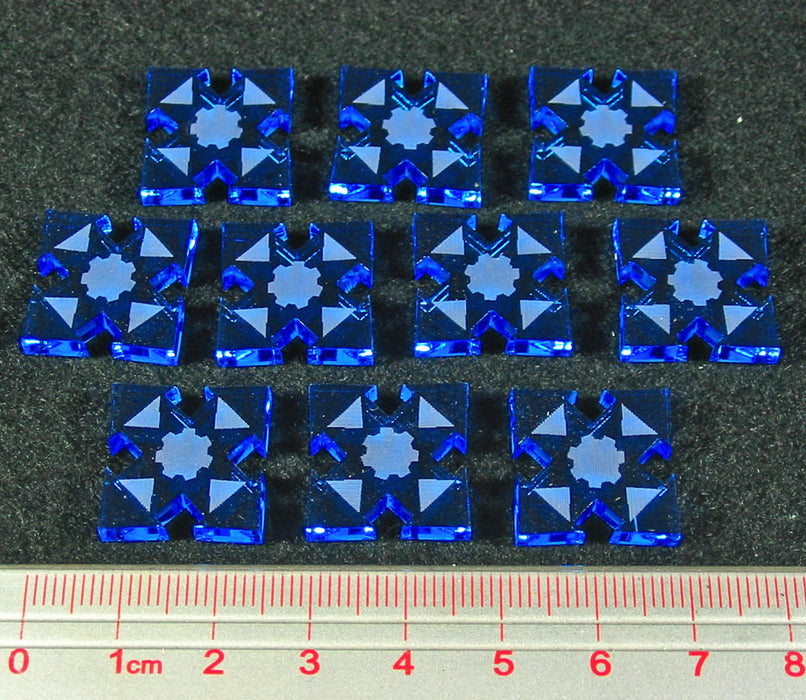 SW: Assault Entry Point Tokens, Fluorescent Blue (10) - LITKO Game Accessories