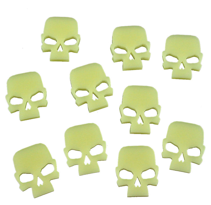 Gothic Skull Tokens, Ivory (10)-Tokens-LITKO Game Accessories