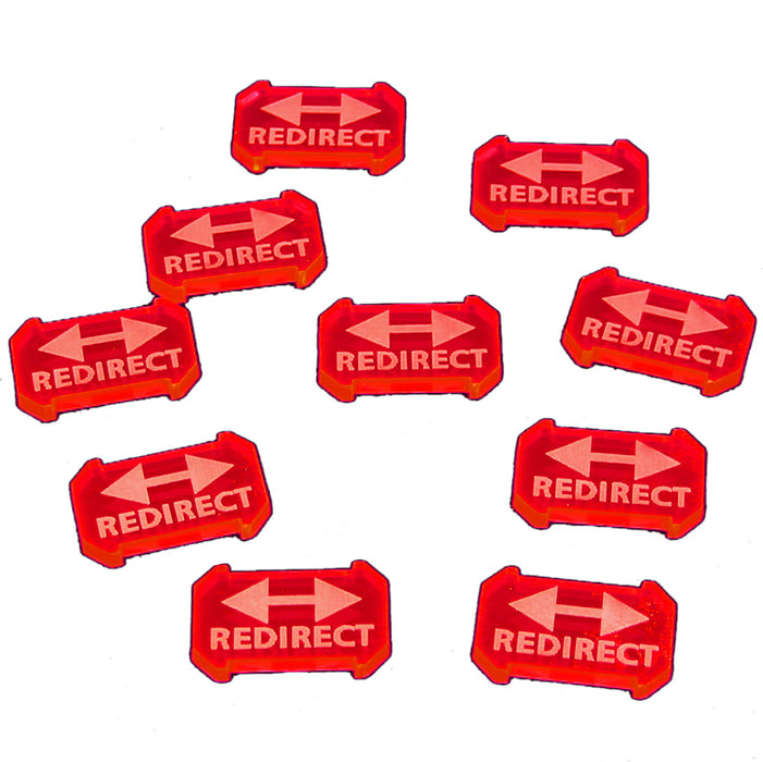 LITKO Redirect Defense Tokens Compatible with Star Wars: Armada, Fluorescent Pink (10)-Tokens-LITKO Game Accessories