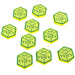 Reroll Ones and Twos Tokens, Fluorescent Yellow (10)-Tokens-LITKO Game Accessories