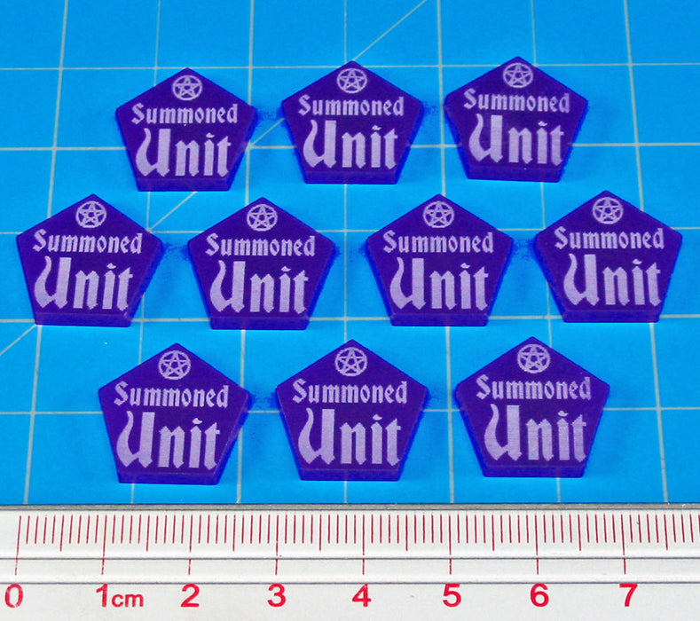 Summoned Unit Tokens, Purple (10)-Tokens-LITKO Game Accessories