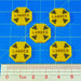 Landed Tokens, Gold (5)-Tokens-LITKO Game Accessories