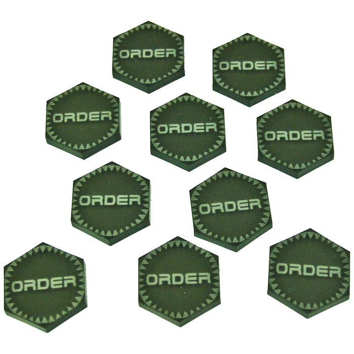 Order Faction Tokens, Translucent Grey (10)-Tokens-LITKO Game Accessories