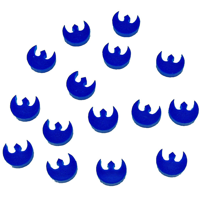 LITKO Micro Faction Tokens, Resistance, Blue (15)-Tokens-LITKO Game Accessories