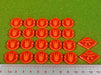 Dropzone United Faction Battle Group Tokens, Fluorescent Orange (22)-Tokens-LITKO Game Accessories