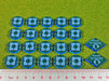 Dropzone Republic Faction Battle Group Tokens, Fluorescent Blue (22)-Tokens-LITKO Game Accessories