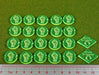 Dropzone Underground Faction Battle Group Tokens, Fluorescent Green (22)-Tokens-LITKO Game Accessories