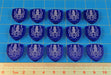 LITKO Thrones LCG, House Kraken Power Tokens, Translucent Blue (15)-Tokens-LITKO Game Accessories