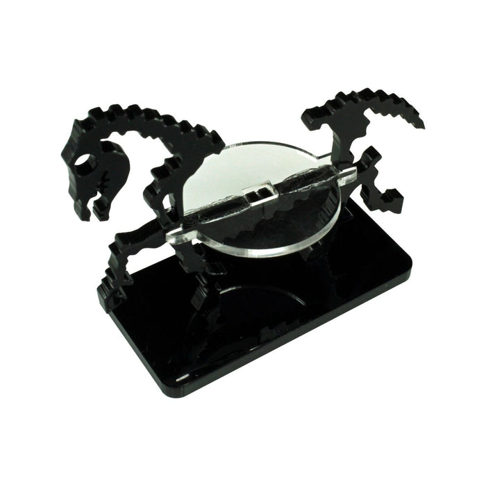 LITKO Skeletal Steed Character Mount with 25x50mm Base, Black-Character Mount-LITKO Game Accessories