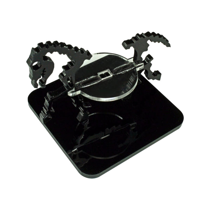 LITKO Skeletal Steed Character Mount with 2-inch Square Base, Black-Character Mount-LITKO Game Accessories