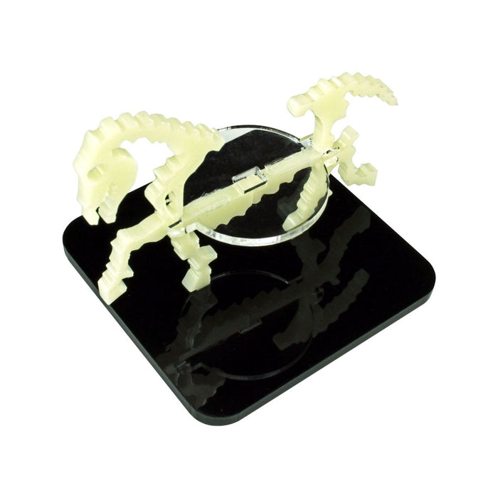 LITKO Skeletal Steed Character Mount with 2-inch Square Base, Ivory-Character Mount-LITKO Game Accessories