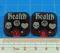 LITKO Dungeon Health Dials, Translucent Grey and Fluorescent Pink (2)-Status Dials-LITKO Game Accessories