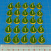 Dungeon Fatigue Tokens, Transparent Yellow (30)-Tokens-LITKO Game Accessories