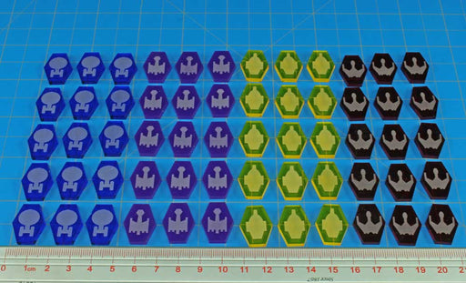 LITKO Faction Token Set Compatible with Star Trek: Frontiers (60)-Tokens-LITKO Game Accessories