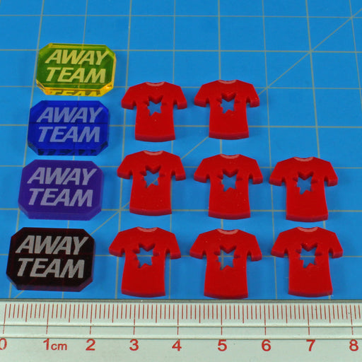 LITKO Away Team Token Set Compatible with Star Trek: Frontiers (12)-Tokens-LITKO Game Accessories