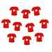 Red Shirt, Damage Tokens (10)-Tokens-LITKO Game Accessories