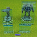 LITKO Practical Line of Sight Marker Set Compatible with Battletech, Transparent Light Blue (4)-Tokens-LITKO Game Accessories
