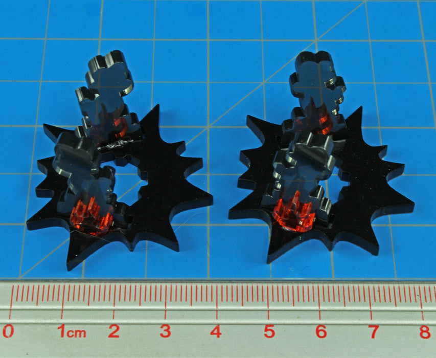 Mech Wreckage Markers (2)-Tokens-LITKO Game Accessories
