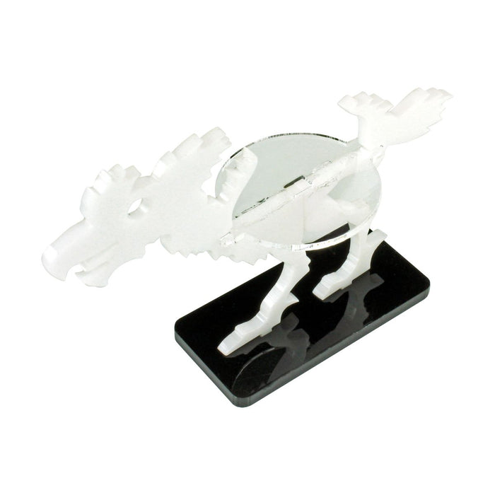 LITKO Terror Bird Character Mount with 25x50mm Base, White-Character Mount-LITKO Game Accessories