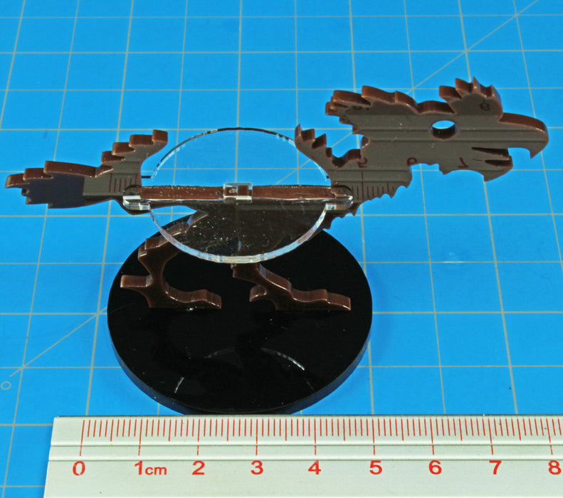 LITKO Terror Bird Character Mount with 50mm Circular Base, Brown-Character Mount-LITKO Game Accessories