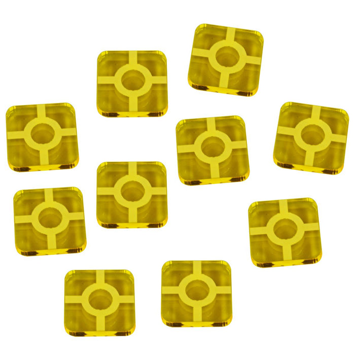 SW: Destiny Resource Tokens, Transparent Yellow (10)-Tokens-LITKO Game Accessories