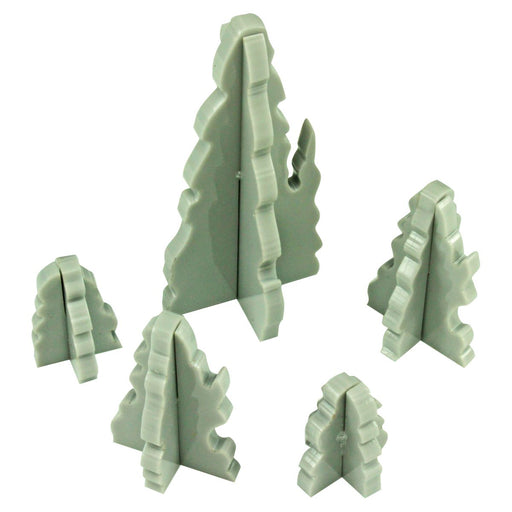 LITKO Stalagmite Terrain Marker Set, Grey (5)-Tokens-LITKO Game Accessories