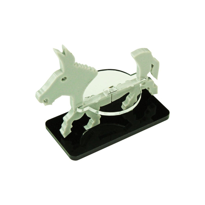 LITKO Donkey Character Mount with 25x50mm Base, Grey-Character Mount-LITKO Game Accessories