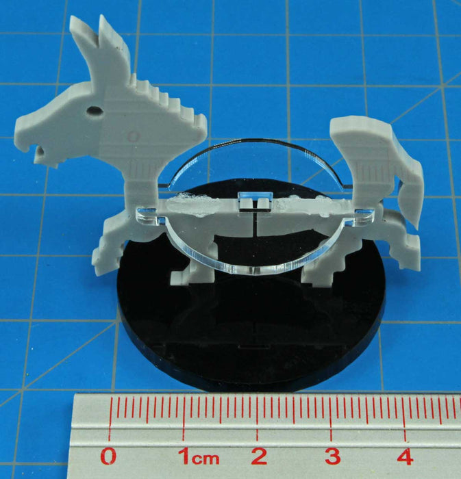 LITKO Donkey Character Mount with 40mm Circular Base, Grey-Character Mount-LITKO Game Accessories
