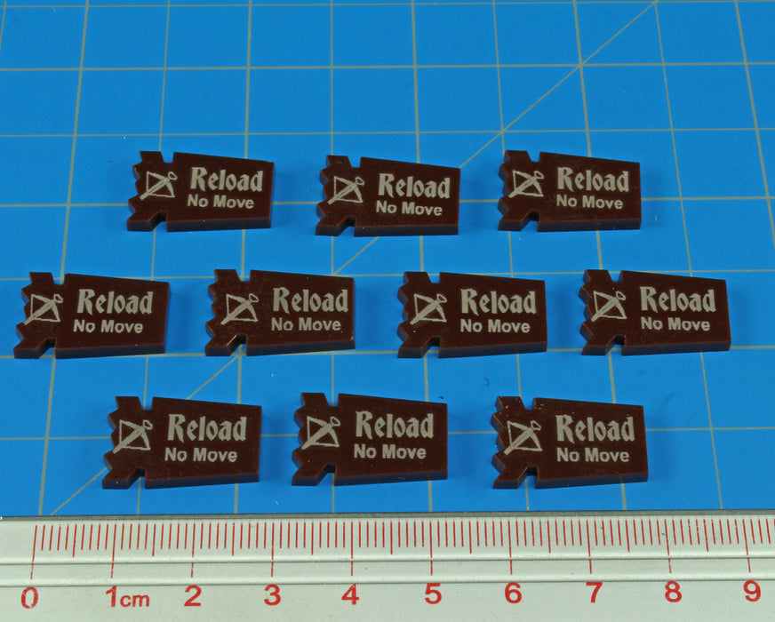 FG: Crossbow Reload Tokens, Brown (10)-Tokens-LITKO Game Accessories