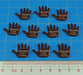 FG: Unarmed Tokens, Brown (10)-Tokens-LITKO Game Accessories