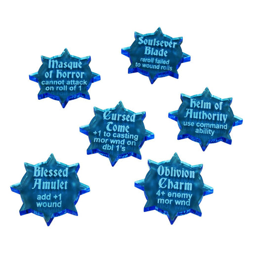 LITKO Artifacts Token Set Compatible with Warhammer: Age of Sigmar: SKIRMISH (6)-Tokens-LITKO Game Accessories