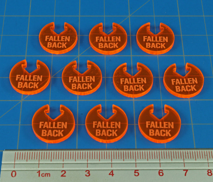 WHv8: Fallen Back Tokens, Fluorescent Orange (10)-Tokens-LITKO Game Accessories