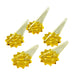 Dart Trap Markers, Transparent Yellow & Clear (5)-Tokens-LITKO Game Accessories
