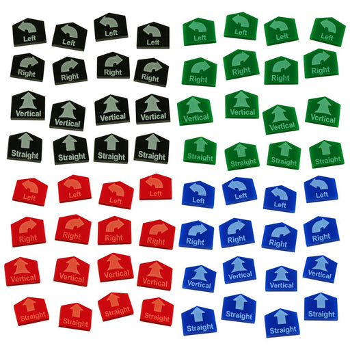 LITKO Maneuver Plotting Tokens - Set 1 Compatible with the Above the Clouds (64)-Tokens-LITKO Game Accessories