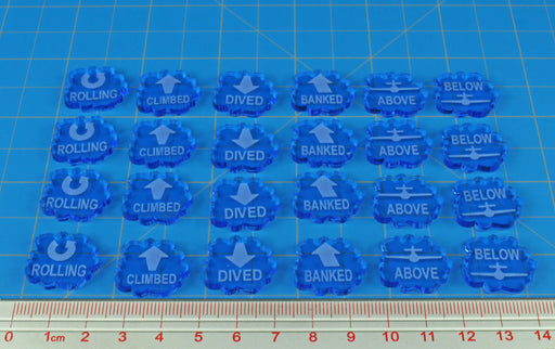 LITKO Attitude/Altitude Token Set Compatible with the Above the Clouds (24)-Tokens-LITKO Game Accessories