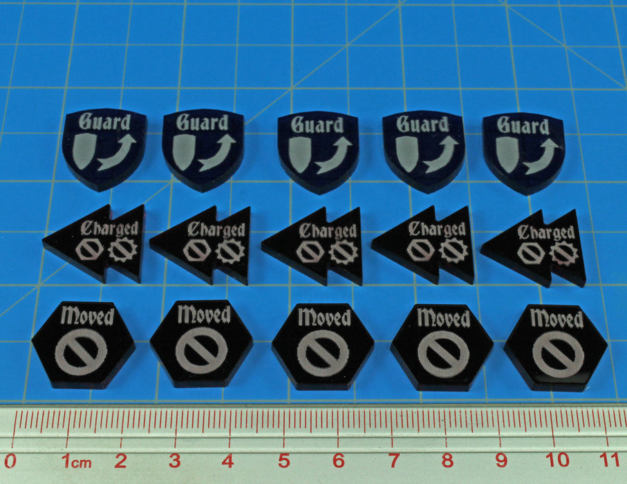 LITKO Spire Action Token Set Compatible with Warhammer Underworlds (15)-Tokens-LITKO Game Accessories