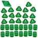 LITKO Command & Control Token Set Compatible with Twilight Imperium 4th Edition, Green (33)-Tokens-LITKO Game Accessories