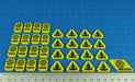 LITKO Command & Control Token Set Compatible with Twilight Imperium 4th Edition, Yellow (33)-Tokens-LITKO Game Accessories