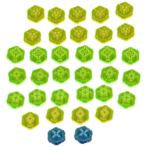 LITKO Combat Token Set Compatible with Star Wars: Legion (34)-Tokens-LITKO Game Accessories