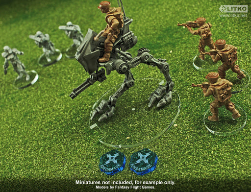 LITKO Ion Damage Tokens Compatible with Star Wars: Legion (10)-Tokens-LITKO Game Accessories